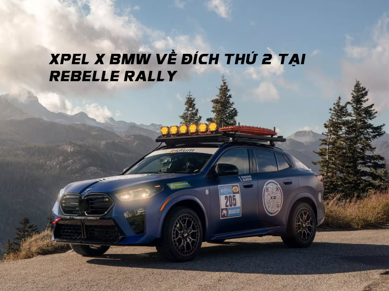 XPEL đồng hành cùng BMW X2 về đích thứ 2 tại Rebelle Rally
